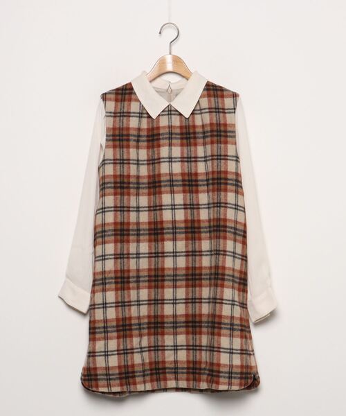 セール ブランド古着 チェック柄シャツワンピース シャツワンピース 31 Sons De Mode トランテアン ソン ドゥ モード のファッション通販 Zozoused