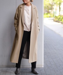 SLOBE IENA | SUPER100 ロングチェスターコート◆(その他アウター)