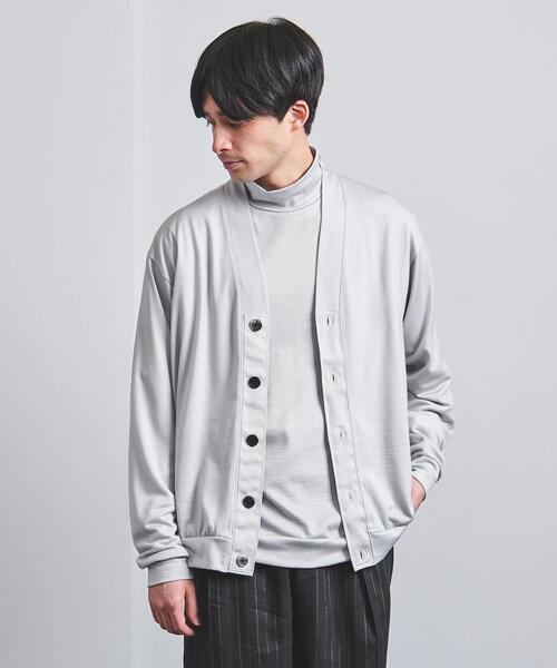 K ITO(ケーイトウ)の「<K ITO(ケー・イトウ)> 【別注】ウールテンジク カーディガン(カーディガン/ボレロ・メンズ・ダークグレー/イエロー/ライトグレー・1/2/3)」の11枚目の写真