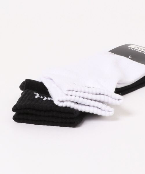 X-girl(エックスガール)の「【X-girl /エックスガール】 LOGO 2P SOCKS(ソックス/靴下・レディース・ホワイト/イエロー・FREE)」の3枚目の写真