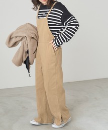 カツラギ ワイドシルエットサロペットパンツ