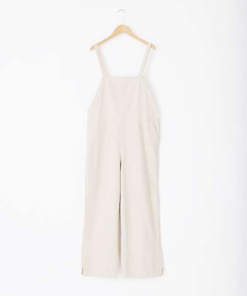 Chaco closet（チャコ クローゼット）の「カツラギ ワイドシルエットサロペットパンツ（サロペット/オーバーオール・レディース・ベージュ/ブラック/ホワイト系その他・FREE）」の18枚目の写真