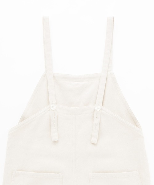 Chaco closet（チャコ クローゼット）の「カツラギ ワイドシルエットサロペットパンツ（サロペット/オーバーオール・レディース・ベージュ/ブラック/ホワイト系その他・FREE）」の21枚目の写真