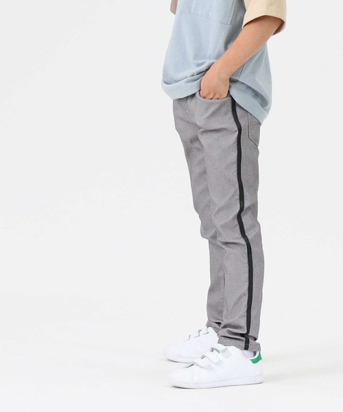 MPS(エムピーエス)の「【MPS】カラースキニーラインパンツ(デニムパンツ・キッズ・ダークグレー/ダークベージュ・100/110/120/130/140/150/160)」の2枚目の写真