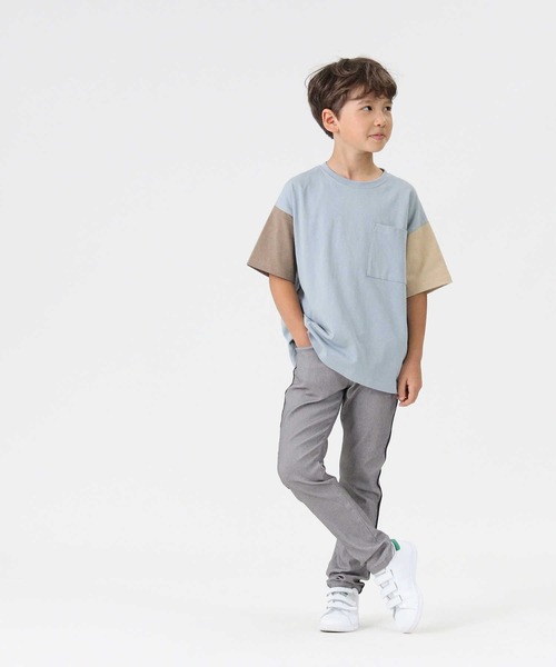 MPS(エムピーエス)の「【MPS】カラースキニーラインパンツ(デニムパンツ・キッズ・ダークグレー/ダークベージュ・100/110/120/130/140/150/160)」の18枚目の写真