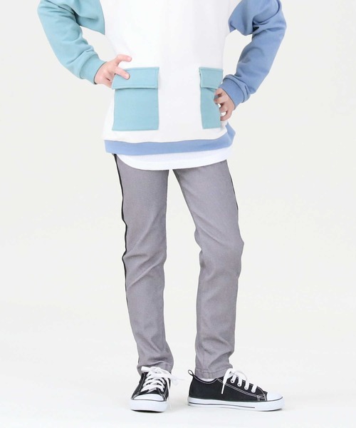 MPS(エムピーエス)の「【MPS】カラースキニーラインパンツ(デニムパンツ・キッズ・ダークグレー/ダークベージュ・100/110/120/130/140/150/160)」の16枚目の写真