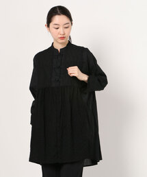 BEAMS BOY | TORI-TO × BEAMS BOY / チャイナ ギャザー シャツ(シャツ/ブラウス)