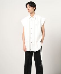 JOHN LAWRENCE SULLIVAN | JOHN LAWRENCE SULLIVAN/ジョンローレンスサリバン/OVERSIZED SLEEVELESS SH(シャツ/ブラウス)