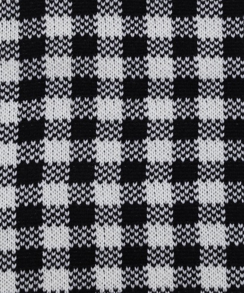 WC（ダブル シー）の「ギンガムチェックニットベスト（ベスト・レディース・ホワイト/ブラウン/ブラック/グリーン/ライトパープル・FREE）」の21枚目の写真