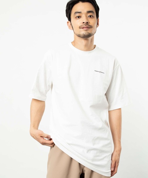 FRANKLIN & MARSHALL（フランクリンマーシャル）の「FRANKLIN ＆ MARSHALL/フランクリンマーシャル 別注フォトプリントTシャツ（Tシャツ/カットソー・メンズ・ホワイト/ブラック・マルチサイズ）」の17枚目の写真