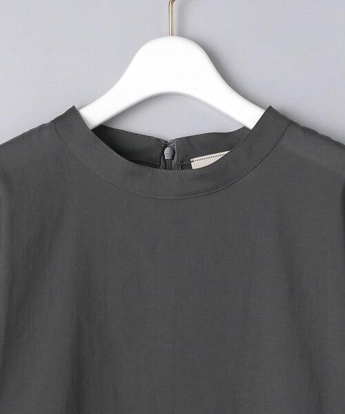 ユナイテッドアローズ ペプラム　ショートコート　ジャケットノーカラー　グレー UNITED ARROWS（ユナイテッドアローズ）の「＜UNITED ARROWS
