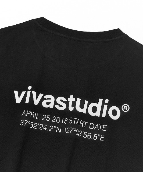 Tシャツ・カットソー [VIVA STUDIO]LOCATION SHORT SLEEVE [BLACK] VIVASTUDIO（ビバスタジオ）の「LOCATION SHORT SLEEVE（Tシャツ