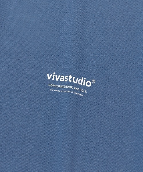 VIVASTUDIO(ビバスタジオ)の「LOCATION SHORT SLEEVE(Tシャツ/カットソー・メンズ・ホワイト/ライトグレー/ライトグリーン/ブラック/インディゴブルー/チャコールグレー・SMALL/MEDIUM/X-LARGE/LARGE)」の9枚目の写真