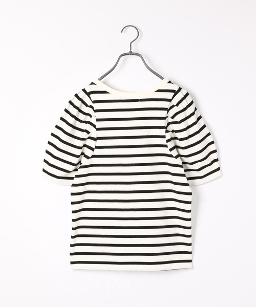 Heather（ヘザー）の「ボーダーパワショルカットソー　944264（Tシャツ/カットソー・レディース・ブラック系その他/ブルー系その他/ピンク系その他・FREE）」の7枚目の写真