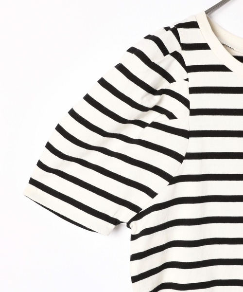 Heather（ヘザー）の「ボーダーパワショルカットソー　944264（Tシャツ/カットソー・レディース・ブラック系その他/ブルー系その他/ピンク系その他・FREE）」の11枚目の写真