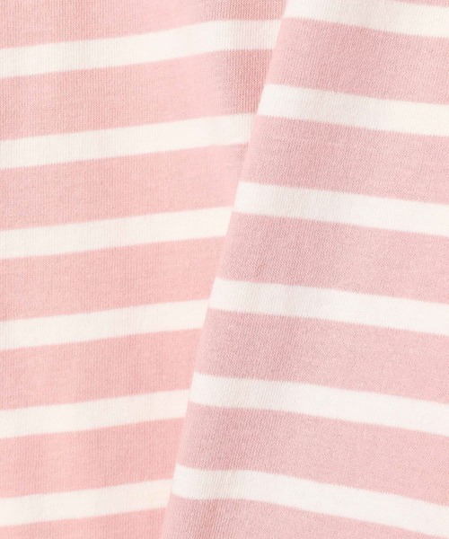 Heather（ヘザー）の「ボーダーパワショルカットソー　944264（Tシャツ/カットソー・レディース・ブラック系その他/ブルー系その他/ピンク系その他・FREE）」の5枚目の写真