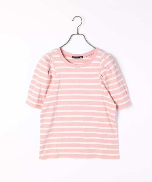 Heather（ヘザー）の「ボーダーパワショルカットソー　944264（Tシャツ/カットソー・レディース・ブラック系その他/ブルー系その他/ピンク系その他・FREE）」の22枚目の写真