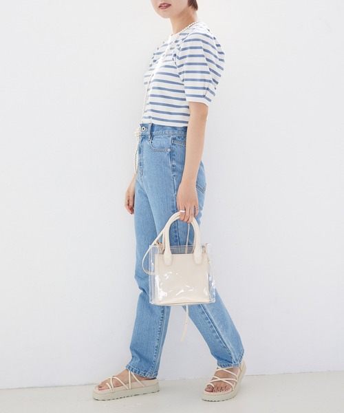 Heather（ヘザー）の「ボーダーパワショルカットソー　944264（Tシャツ/カットソー・レディース・ブラック系その他/ブルー系その他/ピンク系その他・FREE）」の19枚目の写真