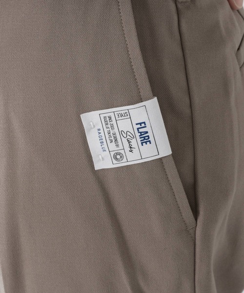 RAGEBLUE（レイジブルー）の「TRストレッチ/サマーフレアパンツ/933351（スラックス・メンズ・ベージュ系その他2/ブラック・MEDIUM/LARGE）」の18枚目の写真