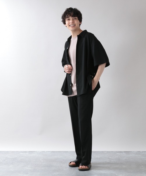 RAGEBLUE（レイジブルー）の「TRストレッチ/サマーフレアパンツ/933351（スラックス・メンズ・ベージュ系その他2/ブラック・MEDIUM/LARGE）」の3枚目の写真