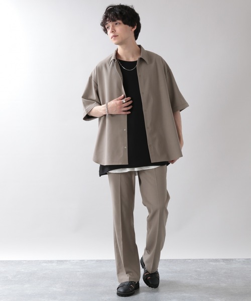 RAGEBLUE（レイジブルー）の「TRストレッチ/サマーフレアパンツ/933351（スラックス・メンズ・ベージュ系その他2/ブラック・MEDIUM/LARGE）」の15枚目の写真