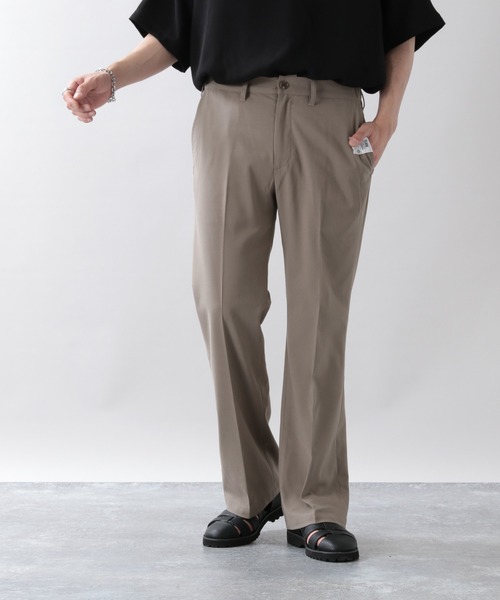 RAGEBLUE（レイジブルー）の「TRストレッチ/サマーフレアパンツ/933351（スラックス・メンズ・ベージュ系その他2/ブラック・MEDIUM/LARGE）」の8枚目の写真