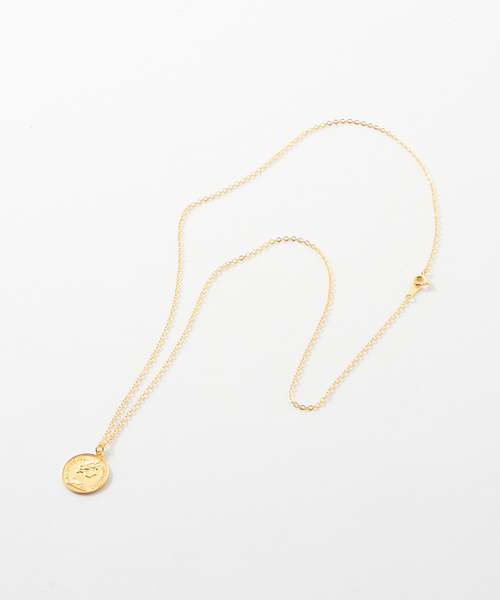 Rouge vif（ルージュヴィフ）の「コインネックレス（ネックレス・レディース・ゴールド・フリー）」の2枚目の写真