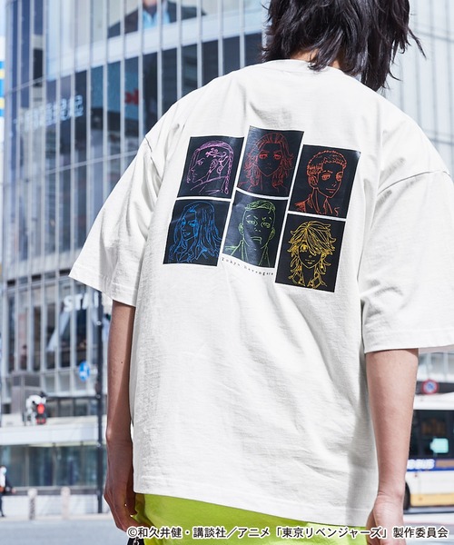 MONO-MART(モノマート)の「【東京リベンジャーズ】 コラボ ロゴ刺繍/アニメプリントデザイン ビッグシルエット半袖カットソー(Tシャツ/カットソー・メンズ・ホワイト系その他/ブラック系その他/ベージュ系その他/ホワイト系その他2/ホワイト系その他3/ブラック系その他2/ブラック系その他3/ベージュ系その他2・M/L)」の2枚目の写真
