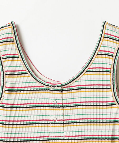 Ray BEAMS（レイビームス）の「Ray BEAMS / マルチ ボーダー タンクトップ（タンクトップ・レディース・ホワイト/イエロー/ブラック・ONE SIZE）」の20枚目の写真