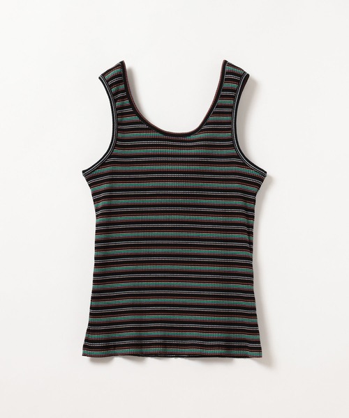 Ray BEAMS（レイビームス）の「Ray BEAMS / マルチ ボーダー タンクトップ（タンクトップ・レディース・ホワイト/イエロー/ブラック・ONE SIZE）」の13枚目の写真