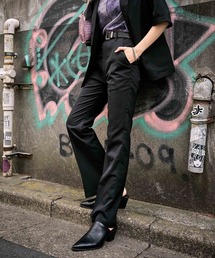 PUBLUX | 【PUBLUX/パブリュクス×ベルエポック】　センタープレスフレアスラックス/ユニセックス(スラックス)