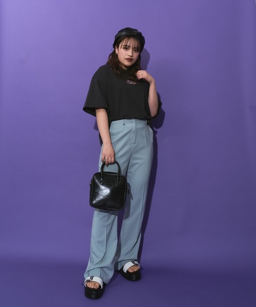 PUBLUX(パブリュクス)の「【PUBLUX/パブリュクス×ベルエポック】 センタープレスフレアスラックス/ユニセックス(スラックス・メンズ・ブルー/ブラック/オリーブ/ホワイト/ブラウン・LARGE/MEDIUM/SMALL)」の19枚目の写真