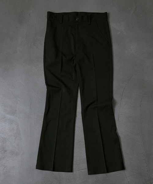 PUBLUX(パブリュクス)の「【PUBLUX/パブリュクス×ベルエポック】 センタープレスフレアスラックス/ユニセックス(スラックス・メンズ・ブルー/ブラック/オリーブ/ホワイト/ブラウン・LARGE/MEDIUM/SMALL)」の15枚目の写真