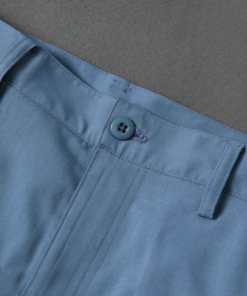 PUBLUX(パブリュクス)の「【PUBLUX/パブリュクス×ベルエポック】 センタープレスフレアスラックス/ユニセックス(スラックス・メンズ・ブルー/ブラック/オリーブ/ホワイト/ブラウン・LARGE/MEDIUM/SMALL)」の10枚目の写真