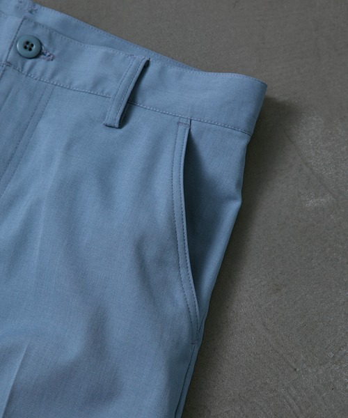 PUBLUX(パブリュクス)の「【PUBLUX/パブリュクス×ベルエポック】 センタープレスフレアスラックス/ユニセックス(スラックス・メンズ・ブルー/ブラック/オリーブ/ホワイト/ブラウン・LARGE/MEDIUM/SMALL)」の21枚目の写真