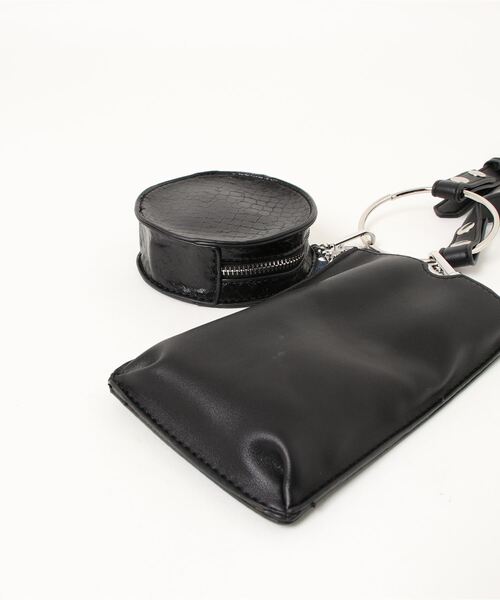 Shelly island（シェリーアイランド）の「フェイクレザーリングマルチケース（ショルダーバッグ・レディース・ホワイト/その他/ブラック/オレンジ・FREE）」の17枚目の写真