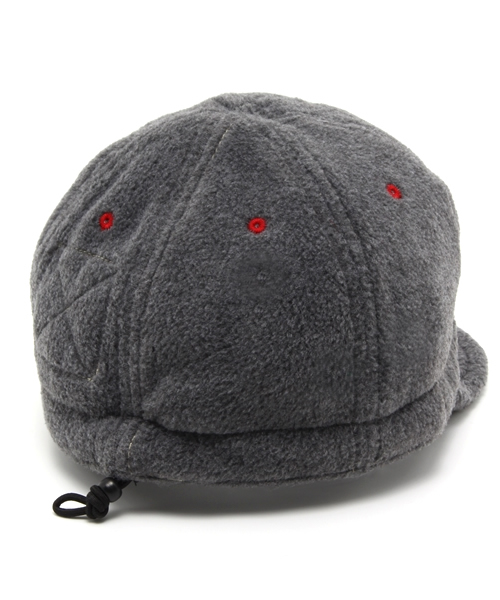 PONY GO ROUND（ポニーゴーラウンド）の「FUN FLEECE CAP（キャップ・キッズ・グレー/ネイビー・52-54cm/54-56cm）」の4枚目の写真