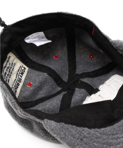 PONY GO ROUND（ポニーゴーラウンド）の「FUN FLEECE CAP（キャップ・キッズ・グレー/ネイビー・52-54cm/54-56cm）」の6枚目の写真