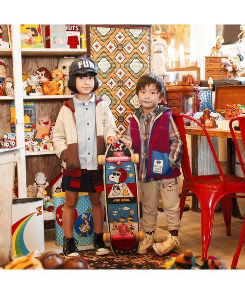 PONY GO ROUND（ポニーゴーラウンド）の「FUN FLEECE CAP（キャップ・キッズ・グレー/ネイビー・52-54cm/54-56cm）」の10枚目の写真