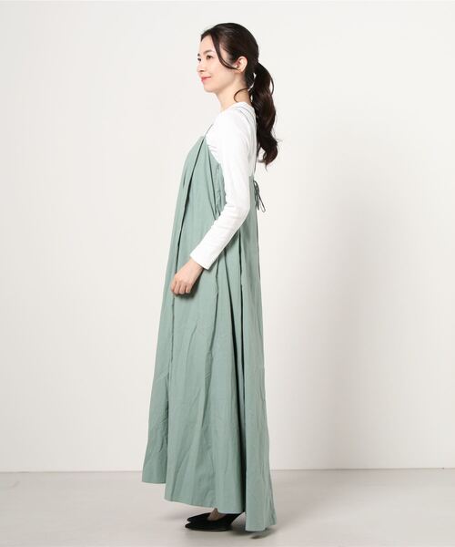 styles(スタイルス)の「SAYAKA DAVIS M Strap Dress(ワンピース・レディース・ライトグリーン/ブラック・ONE SIZE)」の3枚目の写真