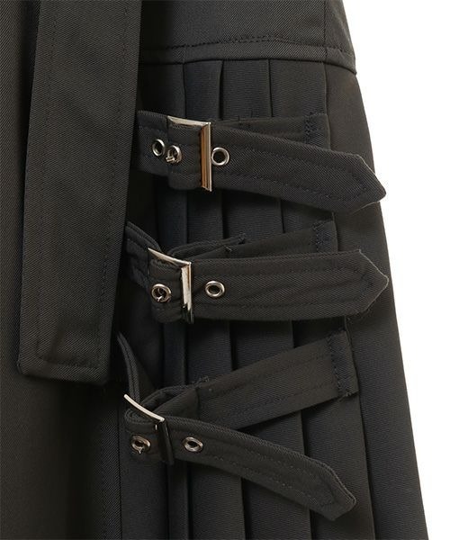 Candy Stripper(キャンディストリッパー)の「BELTED JUMPER スカート(ジャンパースカート・レディース・ブラック/グレー・2)」の11枚目の写真