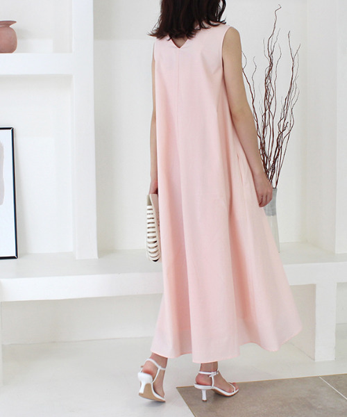 MODE ROBE（モードローブ）の「《MODE ROBE》 オリジナルワンピース（ワンピース・レディース・ホワイト/ブラック/ブラウン/ピンク/ブルー/ミント・FREE）」の7枚目の写真