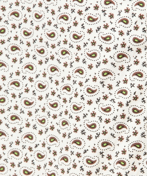 coen（コーエン）の「ペイズリープリントボタンダウンシャツ（シャツ/ブラウス・メンズ・ホワイト/コバルトブルー・SMALL/MEDIUM/LARGE/X-SMALL/X-LARGE）」の10枚目の写真