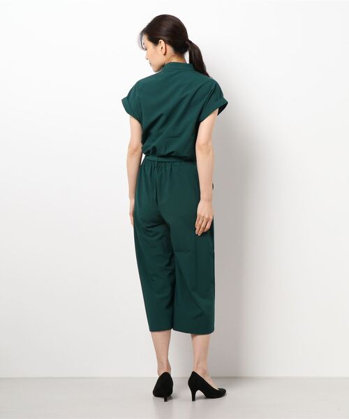 RANAN（ラナン）の「スタンド衿デザインオールインワン（つなぎ/オールインワン・レディース・グリーン・LL/L/M）」の5枚目の写真