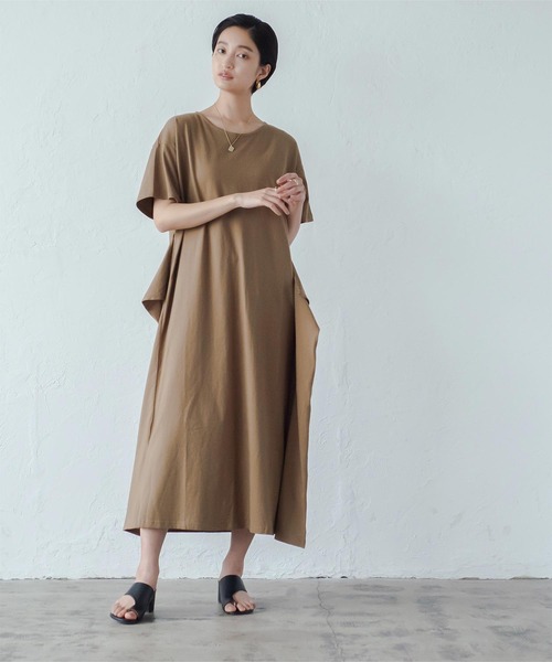 セール ｻｲﾄﾞﾄﾞﾚｰﾌﾟｶｯﾄｿｰﾜﾝﾋﾟｰｽ ワンピース Miette ミエット のファッション通販 Zozotown