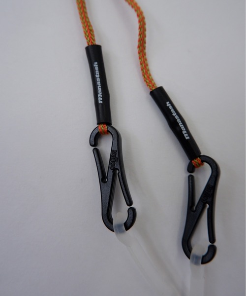 MANASTASH（マナスタッシュ）の「MANASTASH/マナスタッシュ　 2-WAY FACE MASK STRAP 2ウェイマスクストラップ（マスク・レディース・ブルー/ピンク/オレンジ・FREE）」の3枚目の写真