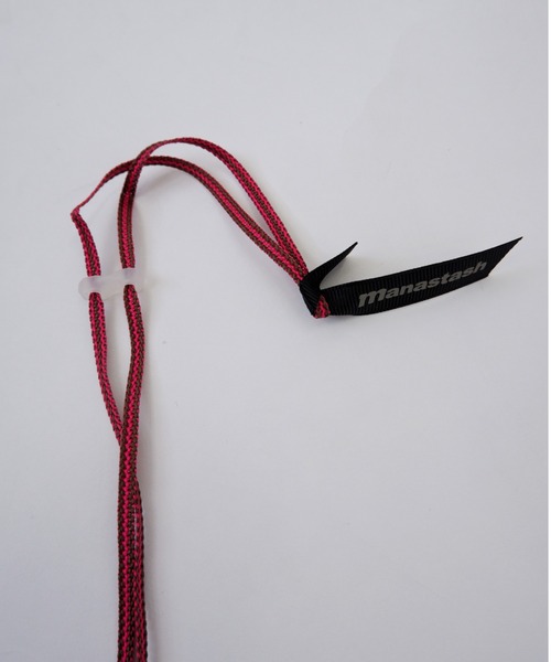 MANASTASH（マナスタッシュ）の「MANASTASH/マナスタッシュ　 2-WAY FACE MASK STRAP 2ウェイマスクストラップ（マスク・レディース・ブルー/ピンク/オレンジ・FREE）」の4枚目の写真
