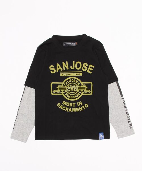 KRIFF MAYER Kid's Collection(クリフメイヤーキッズコレクション)の「JOIN-TEE(アメカジ)(Tシャツ/カットソー・キッズ・ブラック/オフホワイト/サックスブルー・120/130/140/150/160/170)」の10枚目の写真