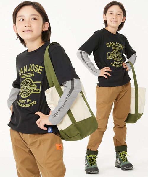 KRIFF MAYER Kid's Collection(クリフメイヤーキッズコレクション)の「JOIN-TEE(アメカジ)(Tシャツ/カットソー・キッズ・ブラック/オフホワイト/サックスブルー・120/130/140/150/160/170)」の9枚目の写真
