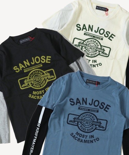 KRIFF MAYER Kid's Collection(クリフメイヤーキッズコレクション)の「JOIN-TEE(アメカジ)(Tシャツ/カットソー・キッズ・ブラック/オフホワイト/サックスブルー・120/130/140/150/160/170)」の16枚目の写真